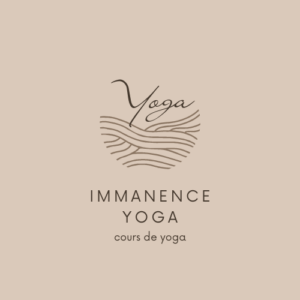 cheveux ou vague avec le mot yoga