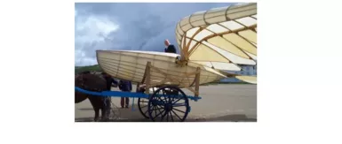 Vue droite barque ailée